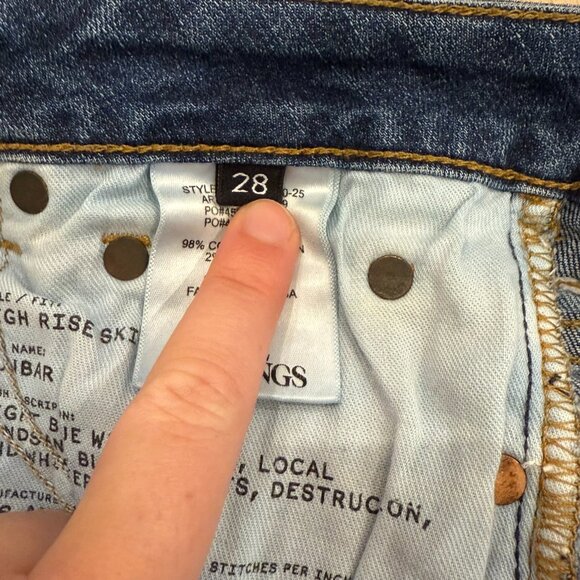 The Castings High-Rise Skinny Crop Denim - Picture 8 of 8